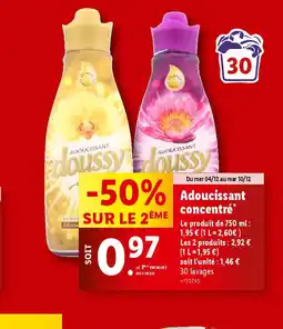 Lidl Adoucissant concentré offre
