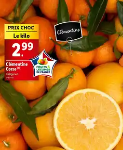 Lidl Clémentine Corse offre