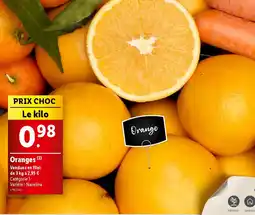 Lidl Oranges offre