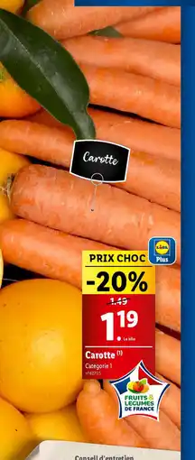 Lidl Carotte offre