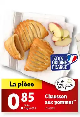 Lidl Chausson aux pommes offre