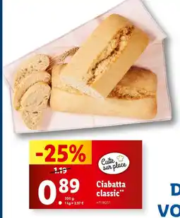 Lidl Ciabatta classic offre