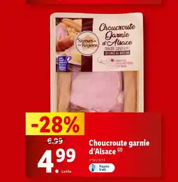 Lidl Choucroute Garnie d'Alsace offre