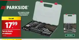 Lidl PARKSIDE Set de forets et embouts offre