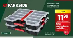 PARKSIDE Boîtes à compartiments empilables