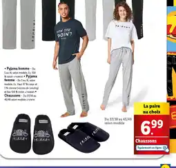 Lidl Chaussons offre