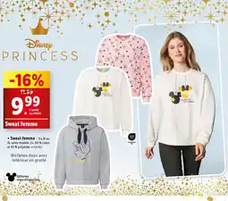Lidl Sweat femme offre