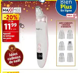 Lidl MAXXMEE Appareil de nettoyage des pores offre