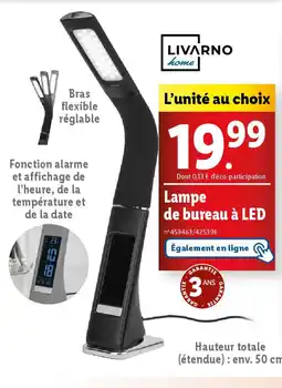 Lidl Lampe de bureau à LED offre