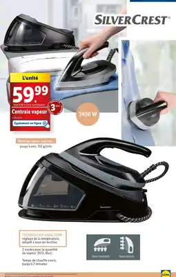 Lidl SILVERCREST Centrale vapeur offre