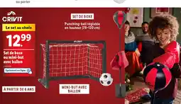 Lidl CRIVIT Set de boxe ou mini-but avec ballon offre