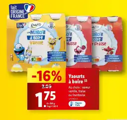 Lidl Yaourts à boire offre