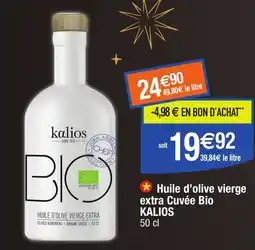 Migros KALIOS Huile d'olive vierge extra Cuvée Bio offre