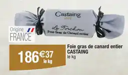 Migros CASTAING Foie gras de canard entier offre