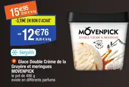 Migros MOVENPICK Glace Double Crème de la Gruyère et meringues offre