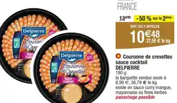 Migros DELPIERRE Couronne de crevettes sauce cocktail offre