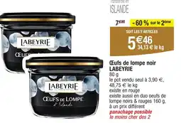 Migros LABEYRIE Œufs de lompe noir offre