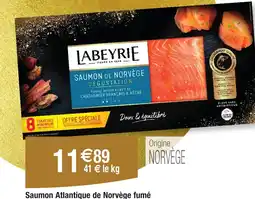 Migros LABEYRIE Saumon Atlantique de Norvège fumé au bois de hêtre offre