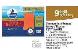 Migros PETIT NAVIRE Saumon fumé hautes terres d'Écosse offre