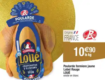 Migros LOUÉ Poularde fermiere jaune Label Rouge offre