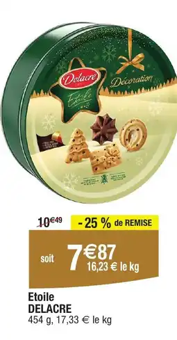 Migros DELACRE Etoile offre