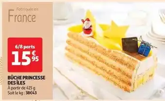 Auchan Bûche princesse des iles offre