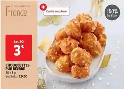 Auchan Chouquettes pur beurre offre