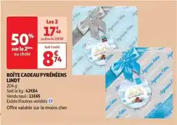 Auchan Lindt - boîte cadeau pyrénéens offre