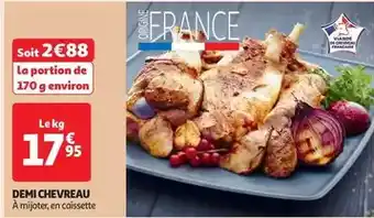 Auchan Demi chevreau offre