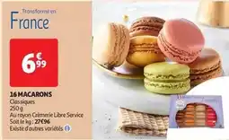 Auchan 16 macarons offre