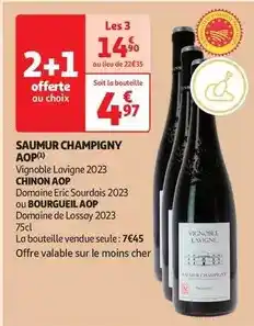 Auchan Saumur champigny aop offre