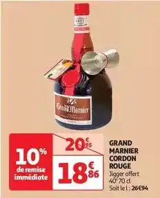 Auchan Grand marnier - cordon rouge offre