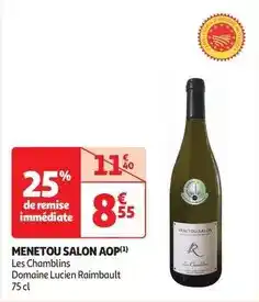 Auchan Menetou salon aop offre