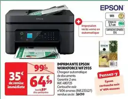 Auchan Epson - imprimante workforce wf2935 offre