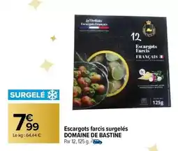 Carrefour Market Escargots farcis surgelés offre