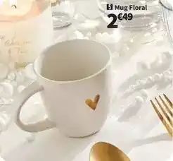 Conforama Mug floral offre