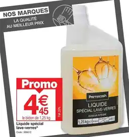 Promocash Promo - liquide spécial lave-verres offre