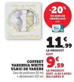 Hyper U Ulric de varens - coffret varensia white offre