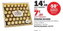 Hyper U FERRERO ROCHER offre