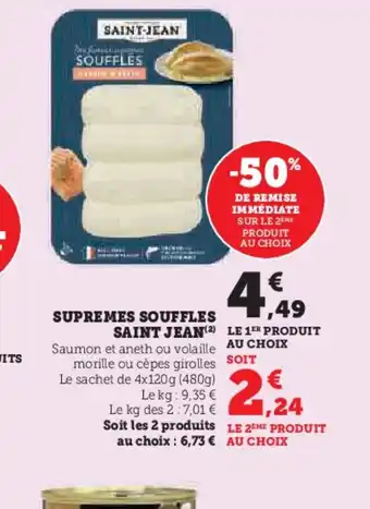 Hyper U SAINT JEAN Supremes souffles offre