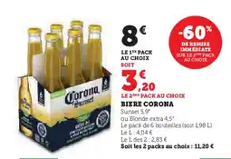 Hyper U CORONA Biere offre