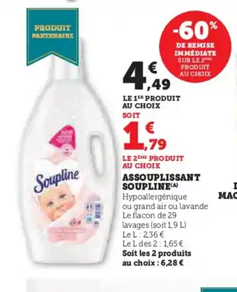 Hyper U SOUPLINE Assouplissant offre