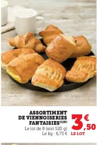 Hyper U Assortiment de viennoiseries fantaisies offre