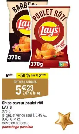 Cora LAY'S Chips saveur poulet rôti offre