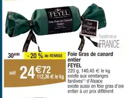 Cora FEYEL Foie Gras de canard entier offre