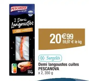 Cora PESCANOVA Demi langoustes cuites offre