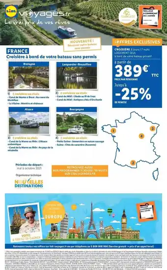 France : Croisière à Bord De Votre Bateau Sans Permis