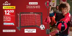 Set de boxe ou mini-but avec ballon