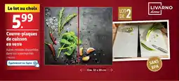 Lidl Couvre-plaques de cuisson en verre offre