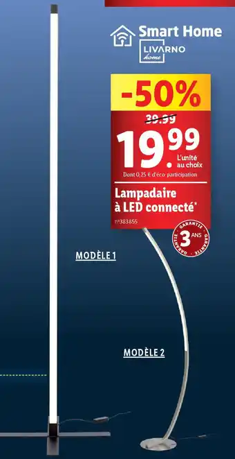 Lidl Lampadaire à LED connecté offre